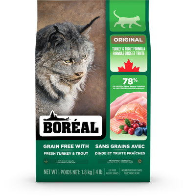 BORÉAL - Original Grain-Free Fresh Meat Formula with Canadian Turkey &amp; Trout