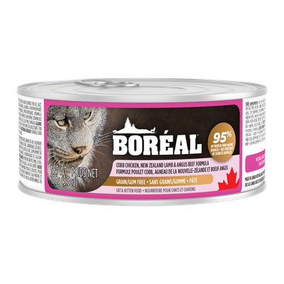 BORÉAL - Cobb Chicken, NZ Lamb &amp; Angus Beef High Meat Complete Diet