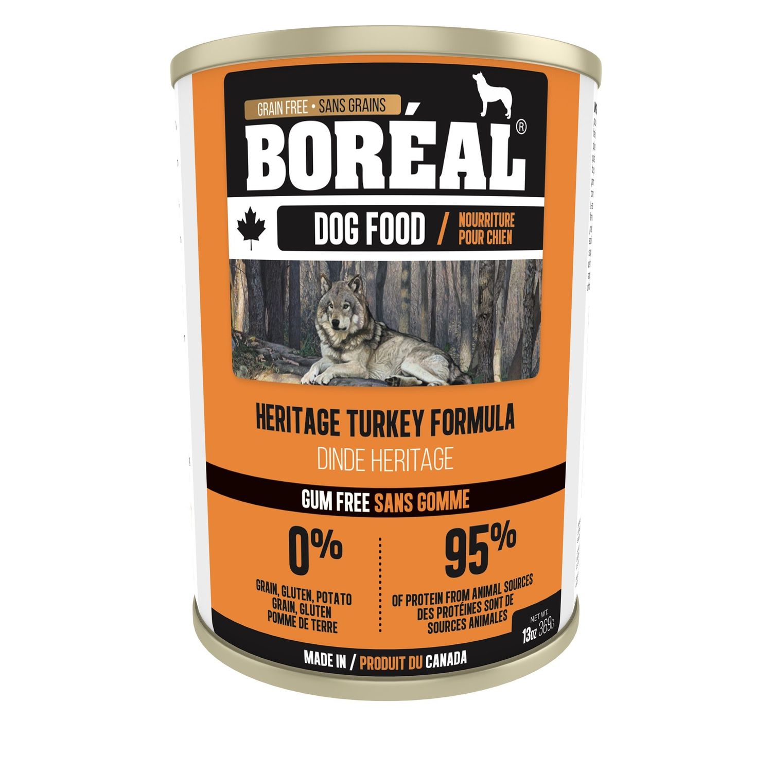 BORÉAL - Canadian Heritage Turkey Complete Diet, Net Weight: 369g