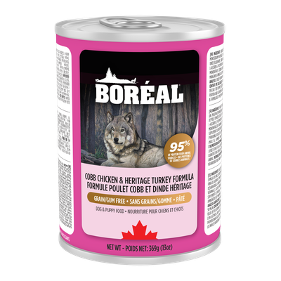 BORÉAL - Canadian Cobb Chicken &amp; Heritage Turkey Complete Diet