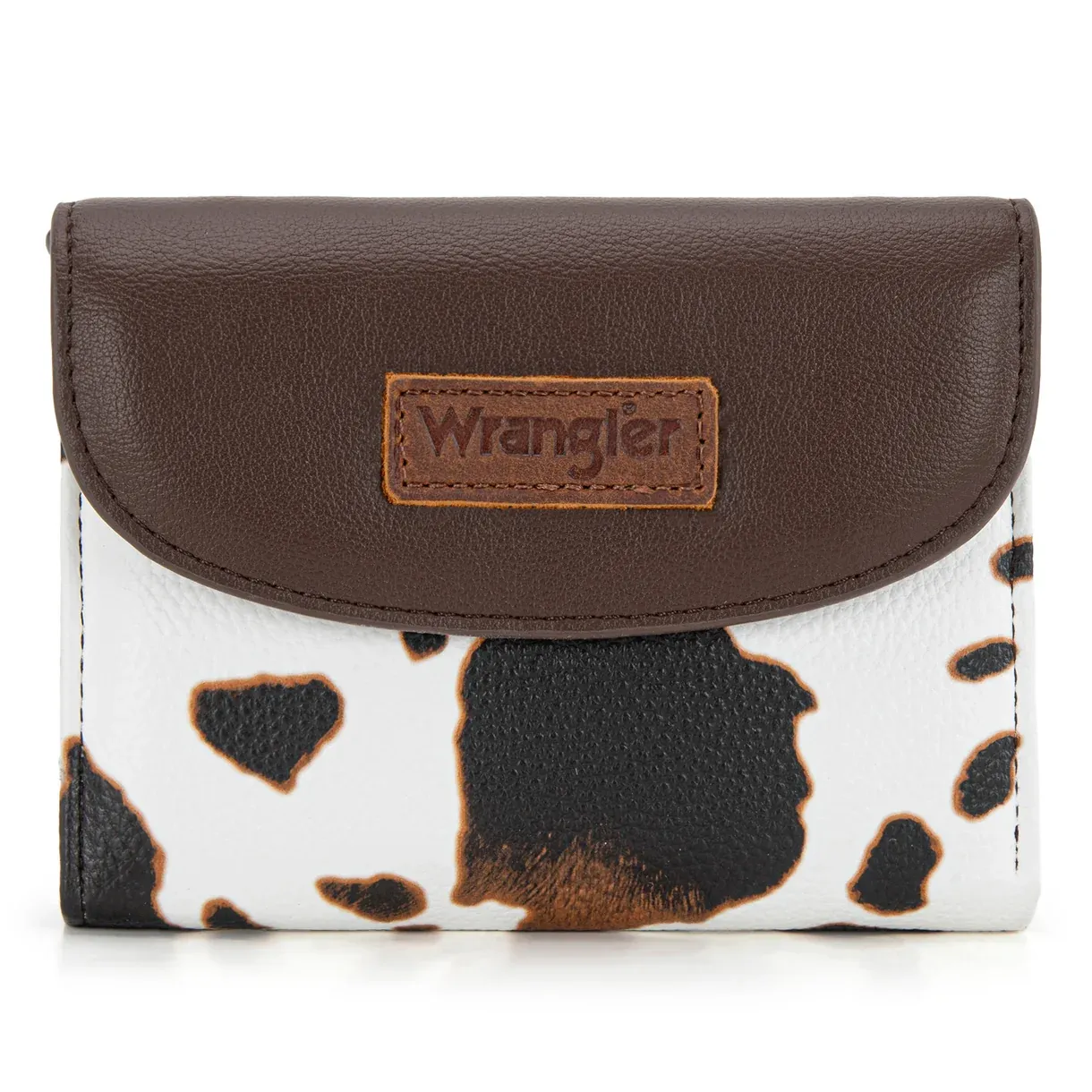 WRANGLER - PU Leather Tri-Fold Cow-Brown Wallet