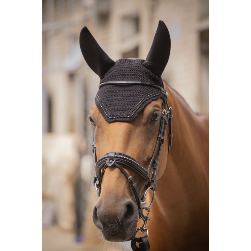 PÉNÉLOPE - Soundless Strass Fly Veil Black