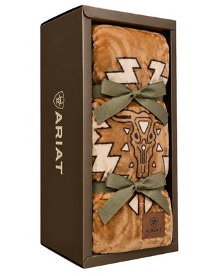 ARIAT - Horns Snuggle Blanket