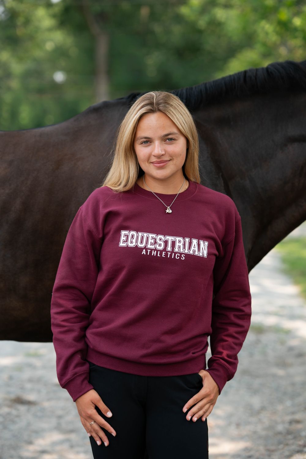 TKEQ - Athletics Sweatshirt Classic Rich Burgundy