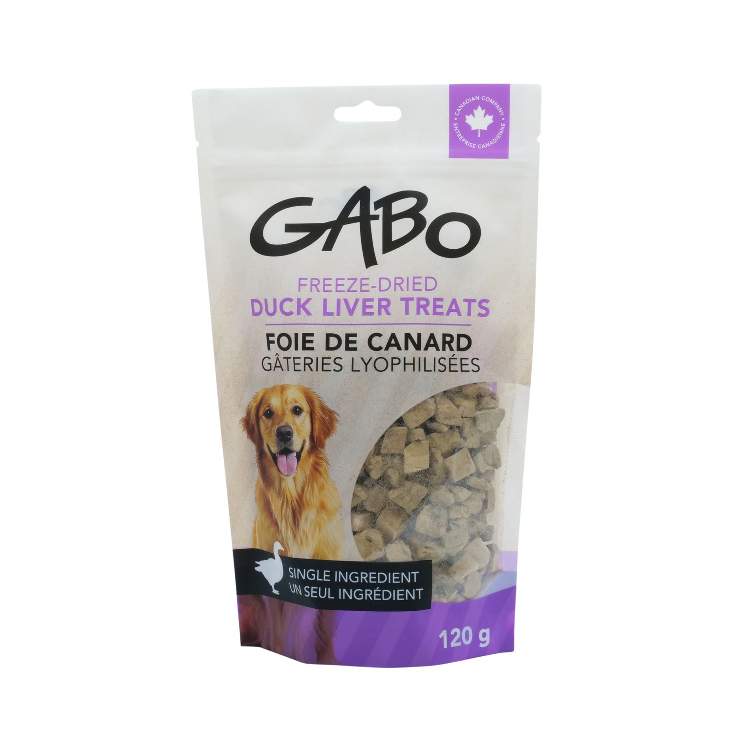 GABO - Freeze-Dried Duck Liver Treats, Net Weight: 120g