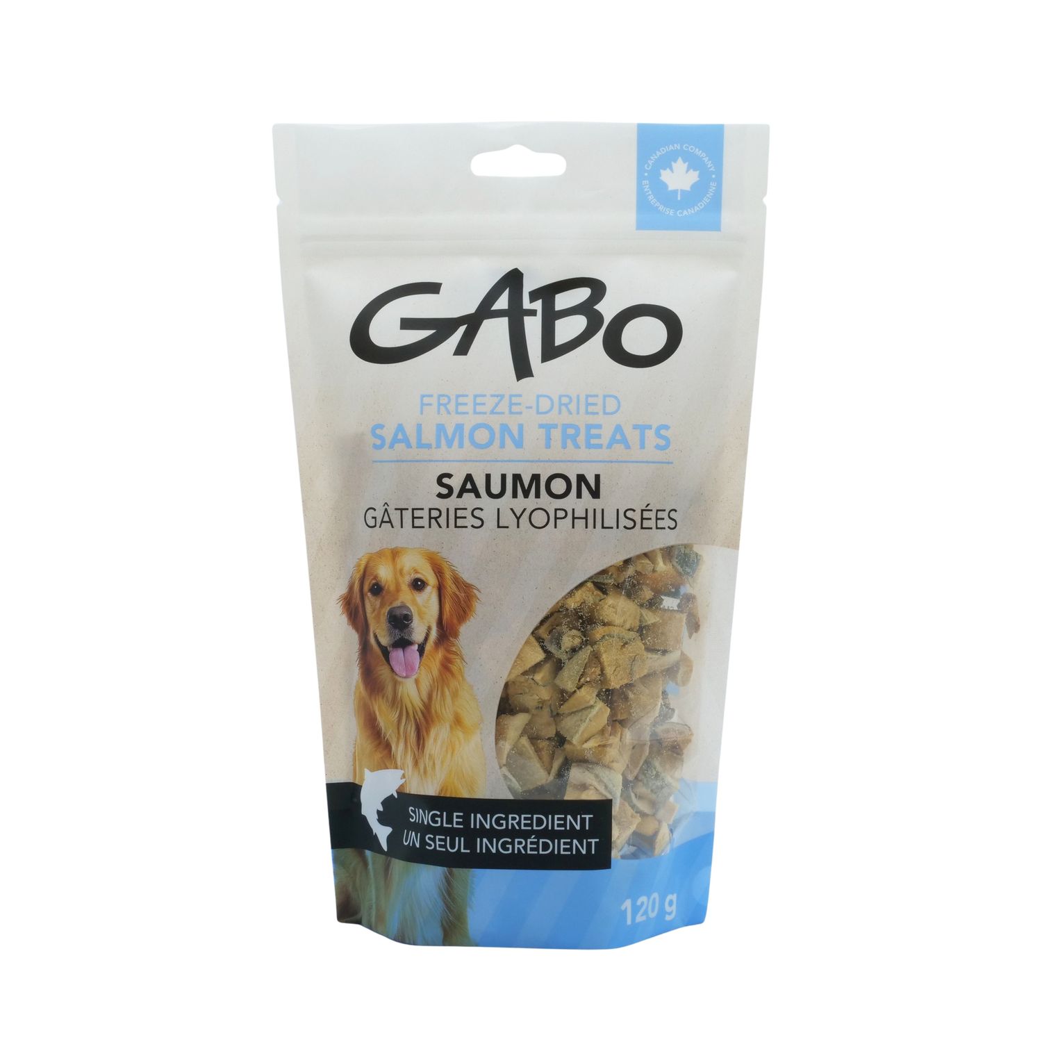 GABO - Freeze-Dried Salmon Treats, Net Weight: 120g