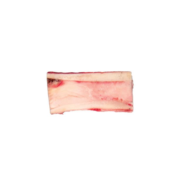 GOURMET 4 PATTES - Split Beef Marrow Bone, Size: Petit (3lbs) 3-8cm