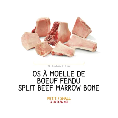 GOURMET 4 PATTES - Split Beef Marrow Bone
