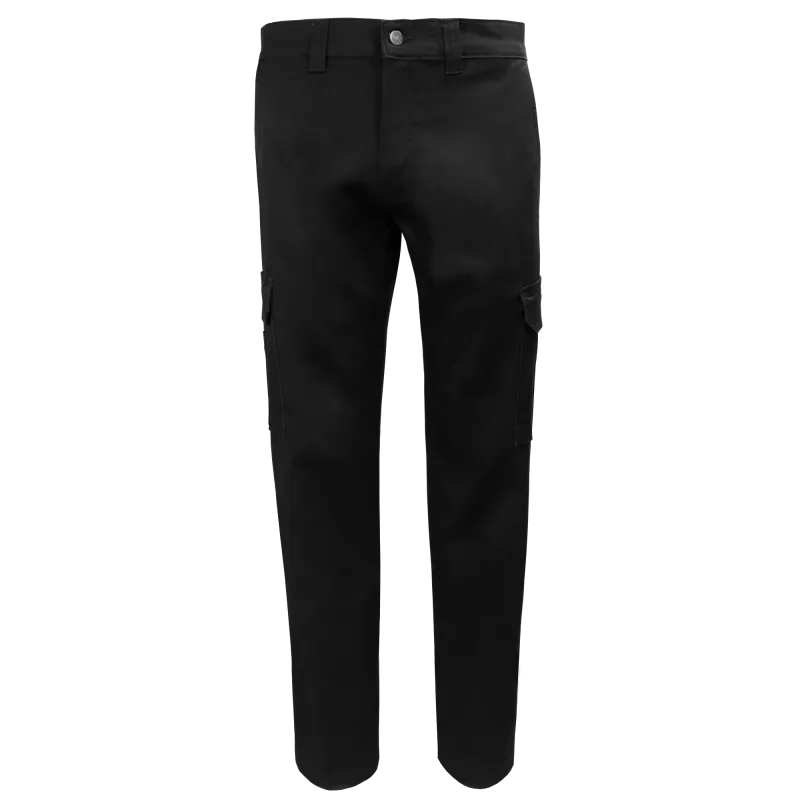 GATTS - Stretch Cargo Black Work Pants