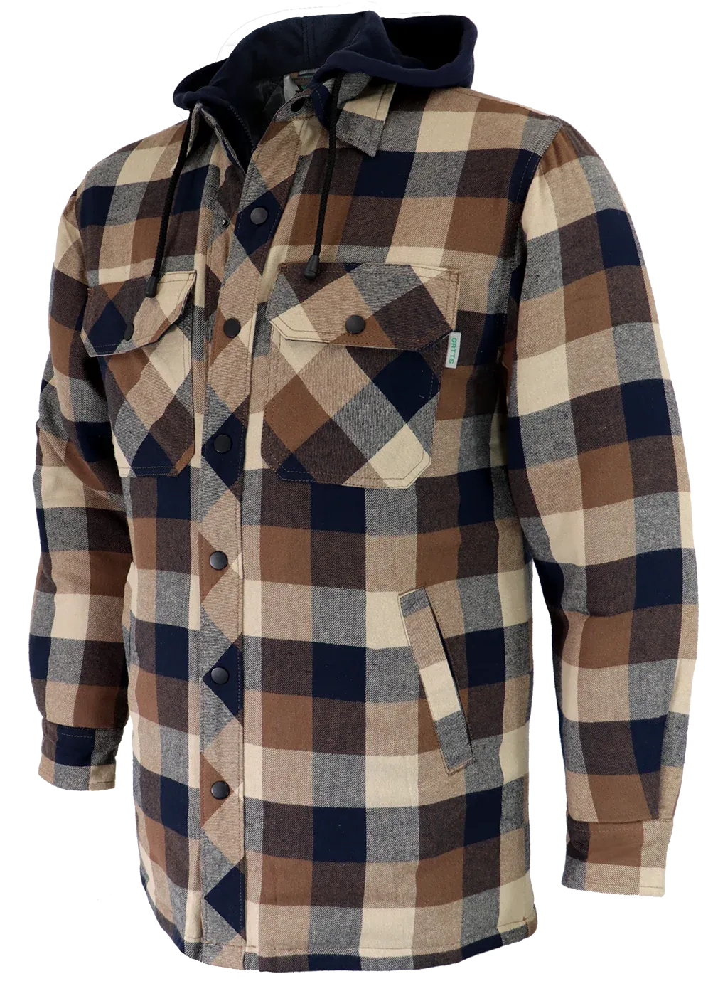 GATTS - Terra Nova Flannel Lined Hooded Shirt