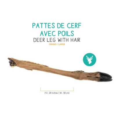 GOURMET 4 PATTES - Deer Leg with Fur