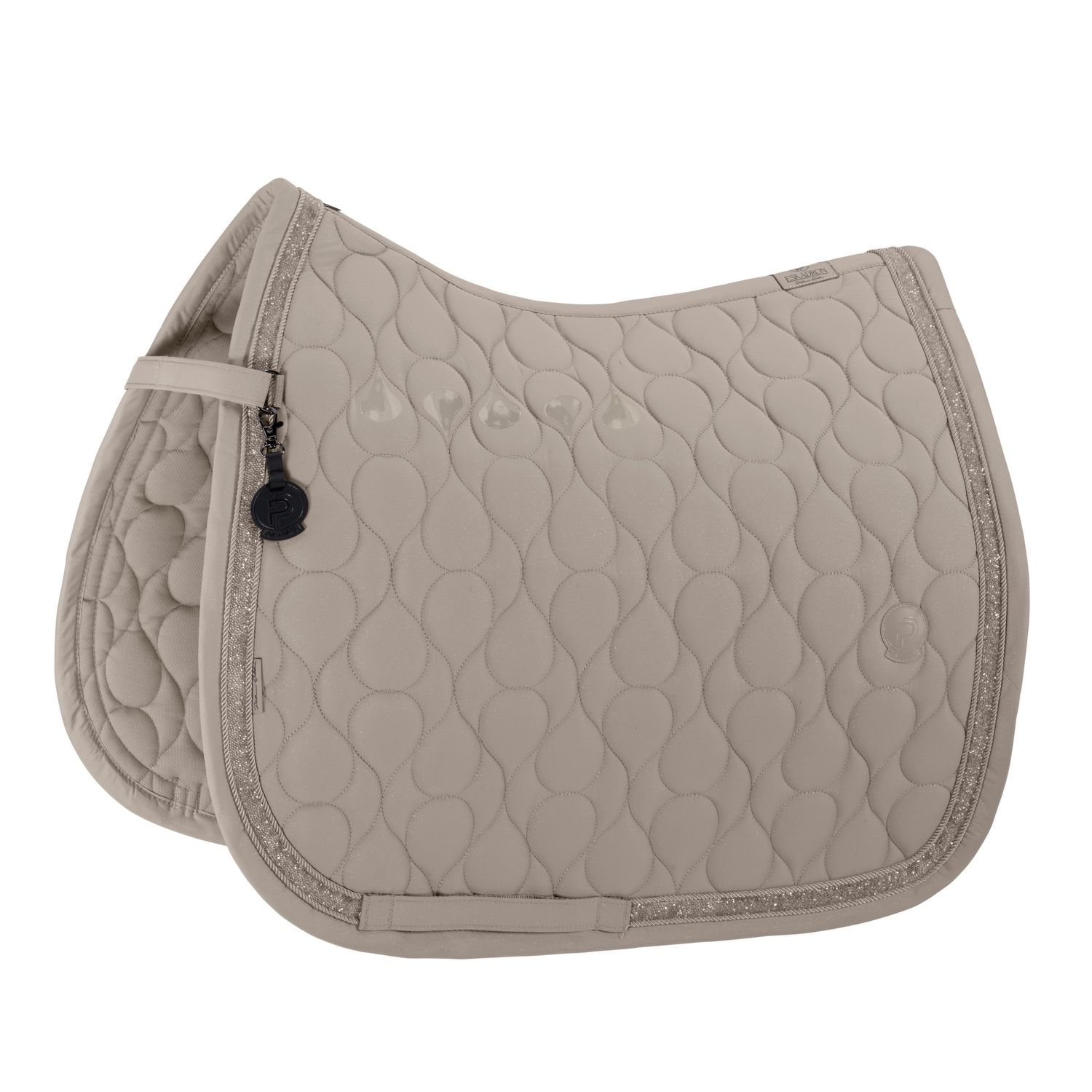 ESKADRON - Sparkle Jewel Saddle Pad Pale Grey