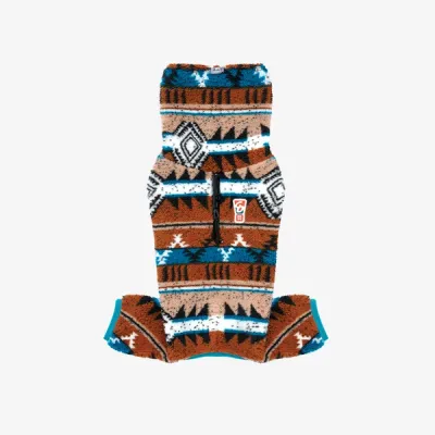 PUPPY GALLERY - Choco Brown Sherpa Fleece All-In-One