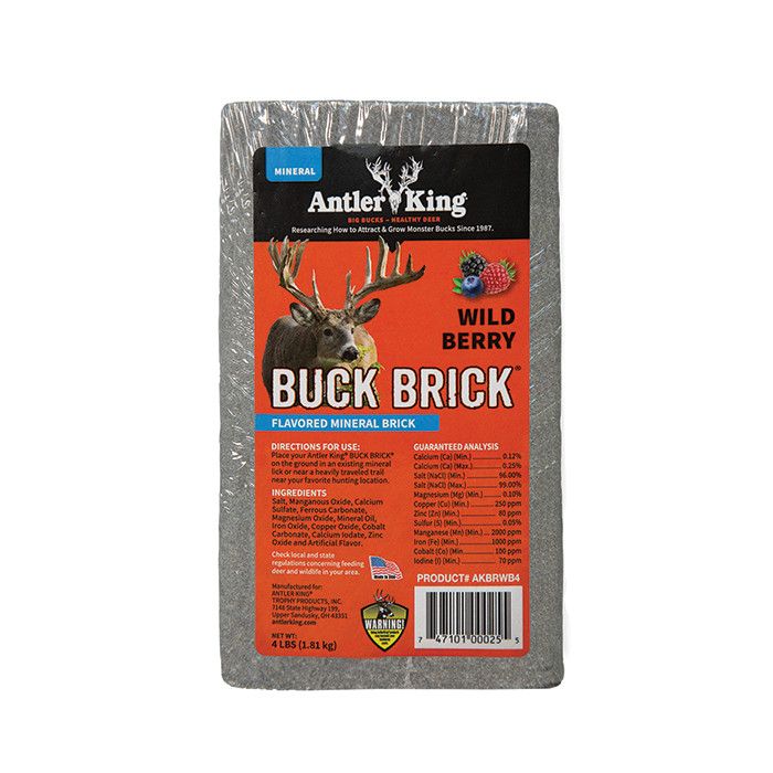ANTLER KING - Wild Berry Flavored Buck Brick, Net Weight: 1.81kg