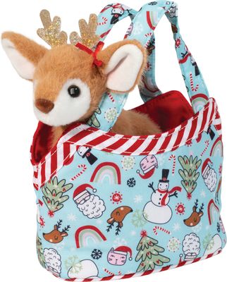 DOUGLAS - Holiday Sassy Sak with Reindeer