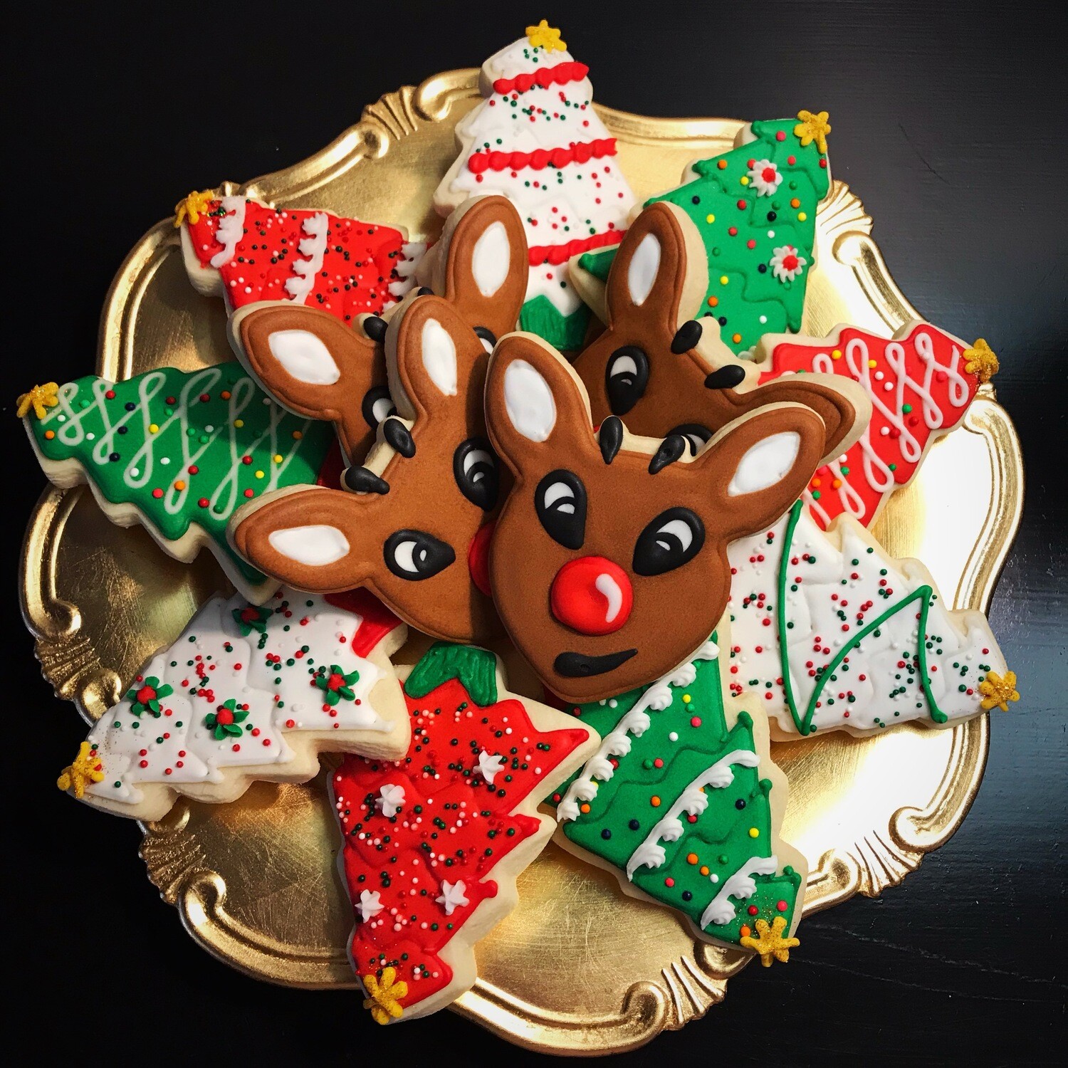 'Rudolph Christmas' Decorating Workshop - MONDAY, DECEMBER 23rd at 6:30 p.m. (THE COOKIE DECORATING STUDIO)