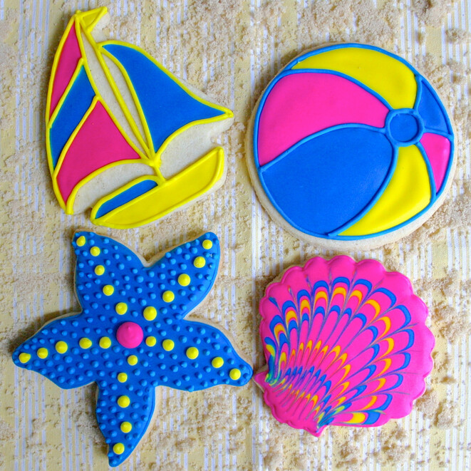 'Summer Fun Decorating Workshop - FRIDAY, JUNE 12th at 6:30 p.m. (THE COOKIE DECORATING STUDIO)