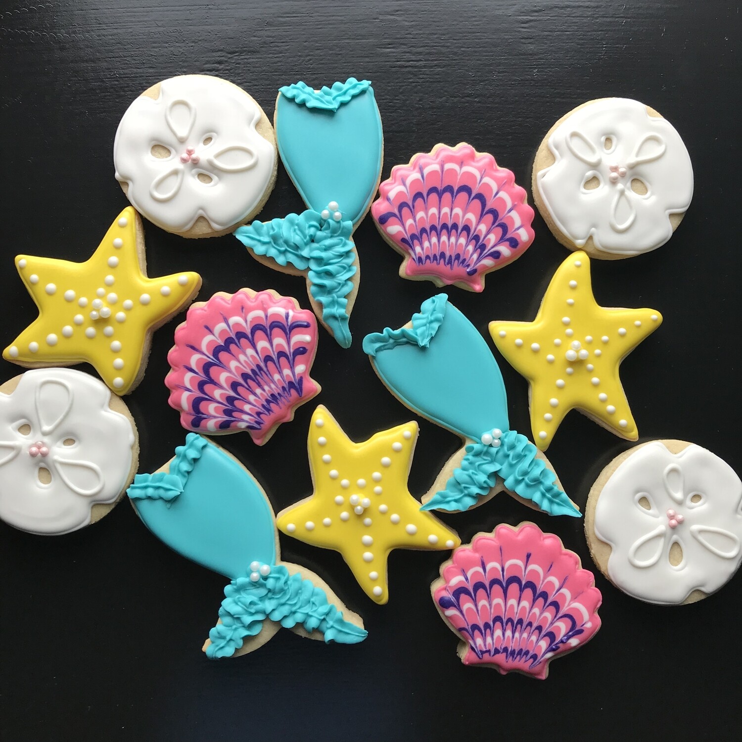 'Mermaid Decorating Workshop - THURSDAY, JULY 2nd at 6:30 p.m. (THE COOKIE DECORATING STUDIO)
