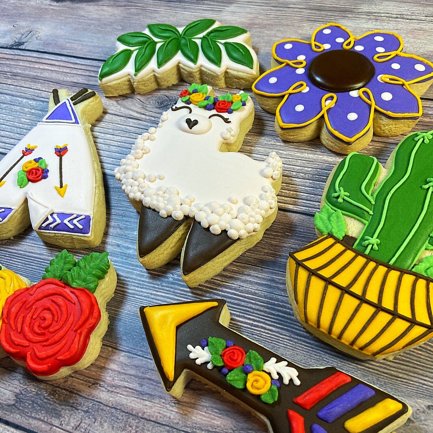 Boho Llama Decorating Kit (DOZEN)