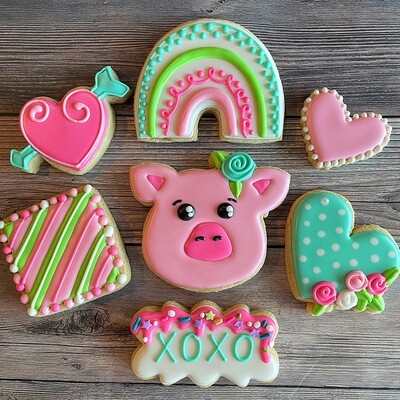 'Hogs n Kisses Decorating Kit - (DOZEN) 'Hogs n Kisses Decorating Kit - (DOZEN)