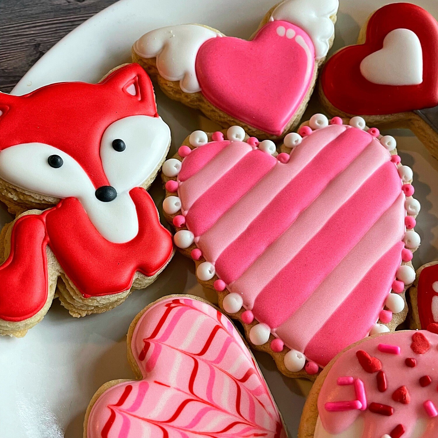 'Foxy Love Cookie Decorating Kit - (DOZEN)