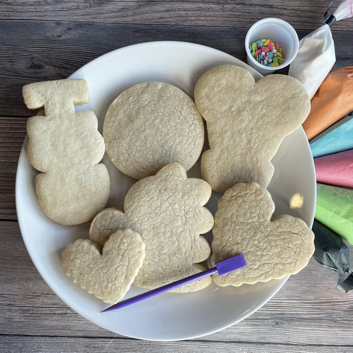 'I Love You Cookie Decorating Kit - (DOZEN) 'I Love You Cookie Decorating Kit - (DOZEN)