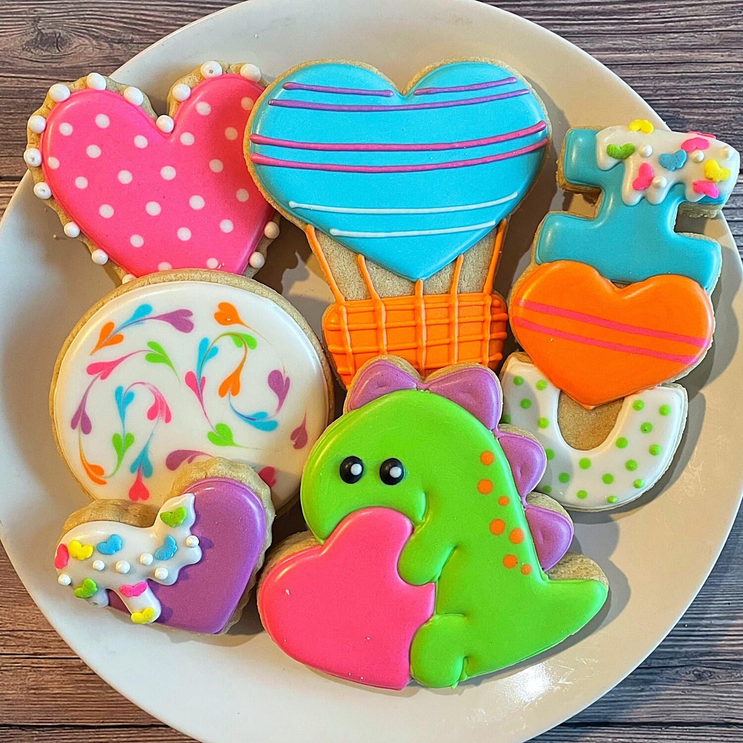 'I Love You Cookie Decorating Kit - (DOZEN) 'I Love You Cookie Decorating Kit - (DOZEN)