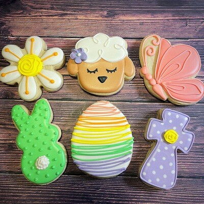 EASTER LAMB Take Home Decorating Kit - (DOZEN)