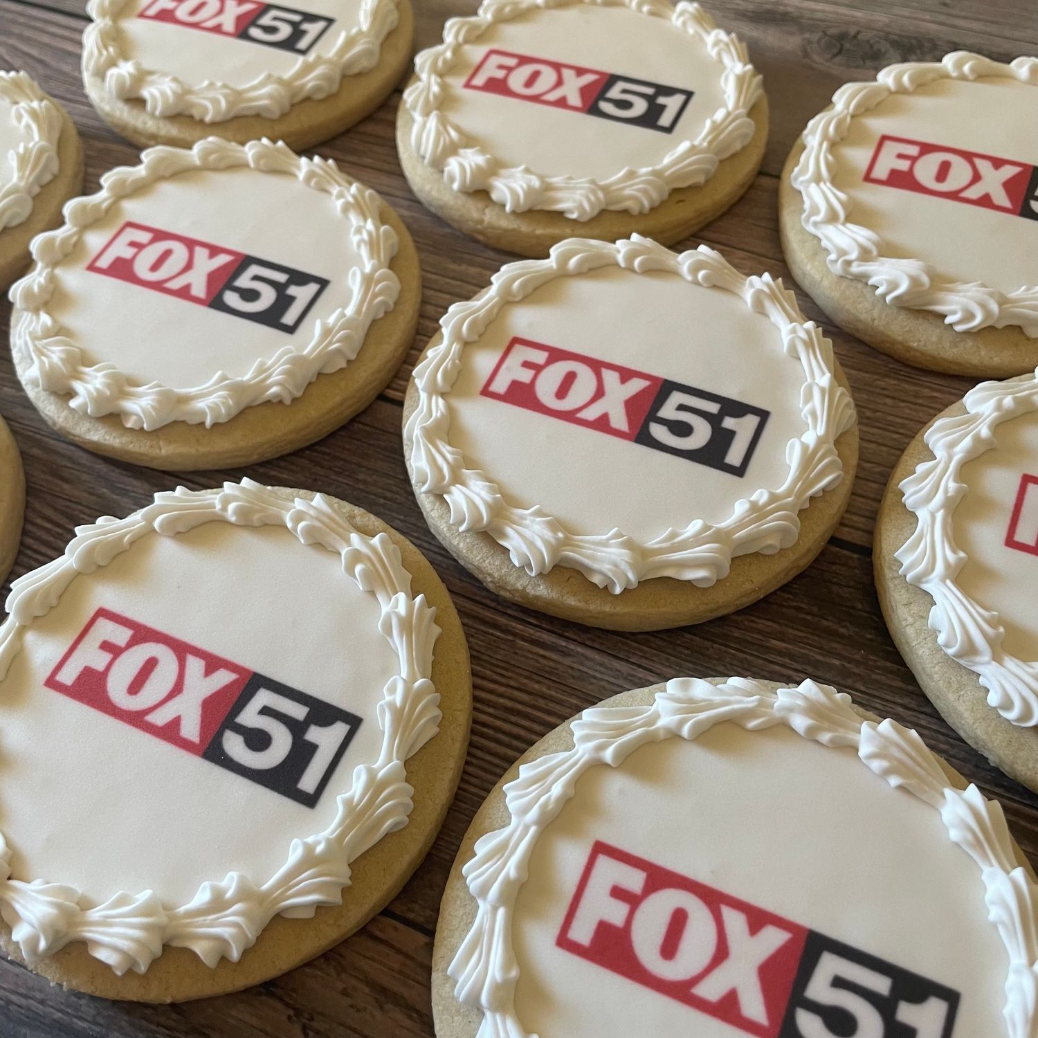 PREMIUM EDIBLE IMAGE / LOGO COOKIES (Dozen)