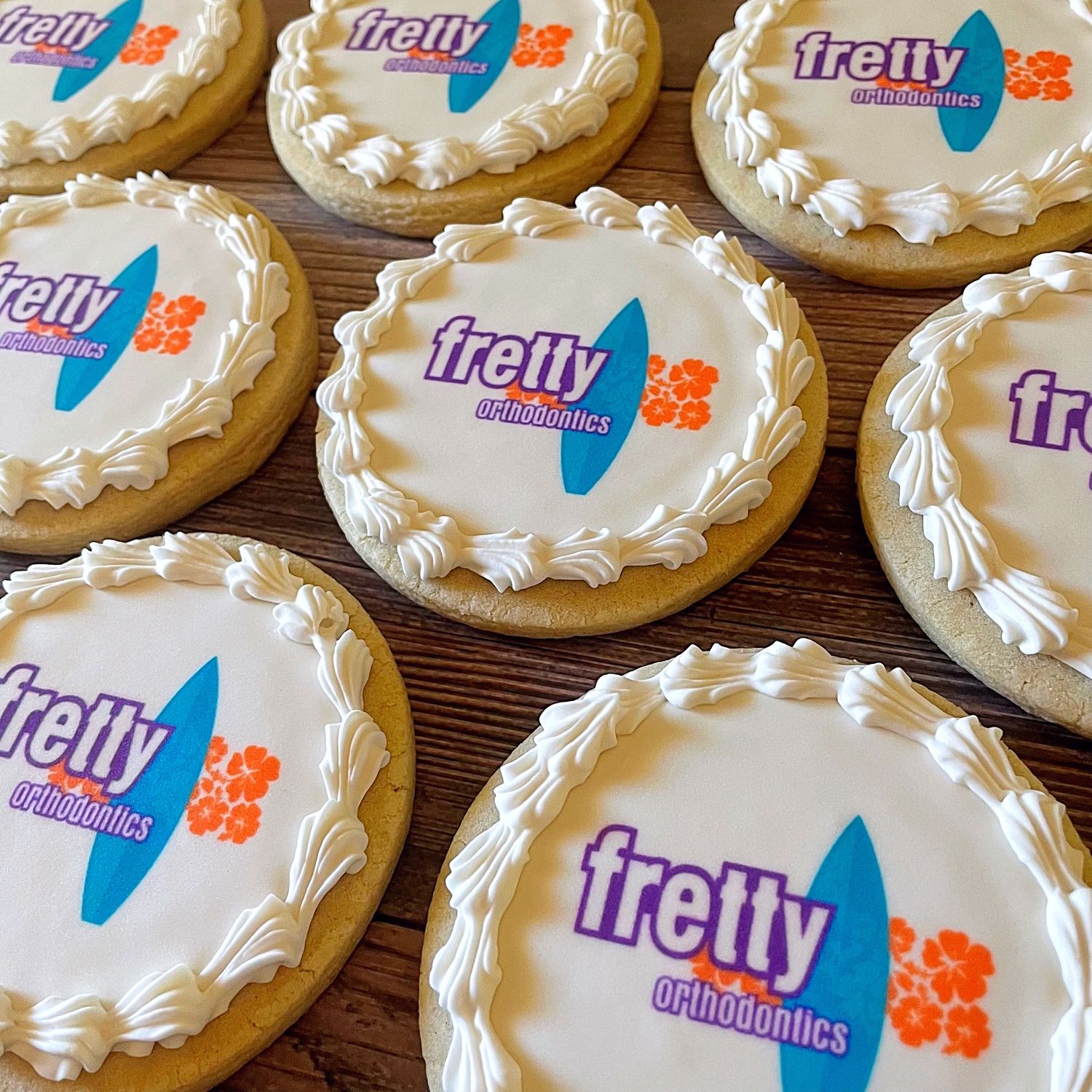 PREMIUM EDIBLE IMAGE / LOGO COOKIES (Dozen)