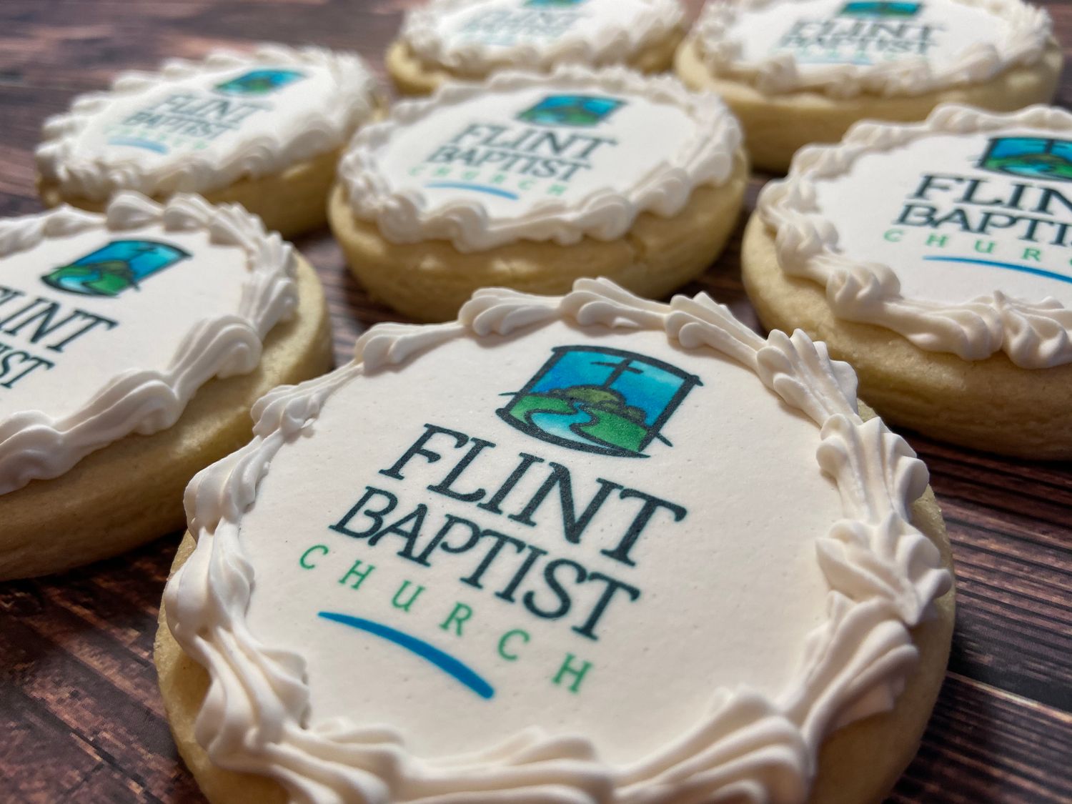 PREMIUM EDIBLE IMAGE / LOGO COOKIES (Dozen)
