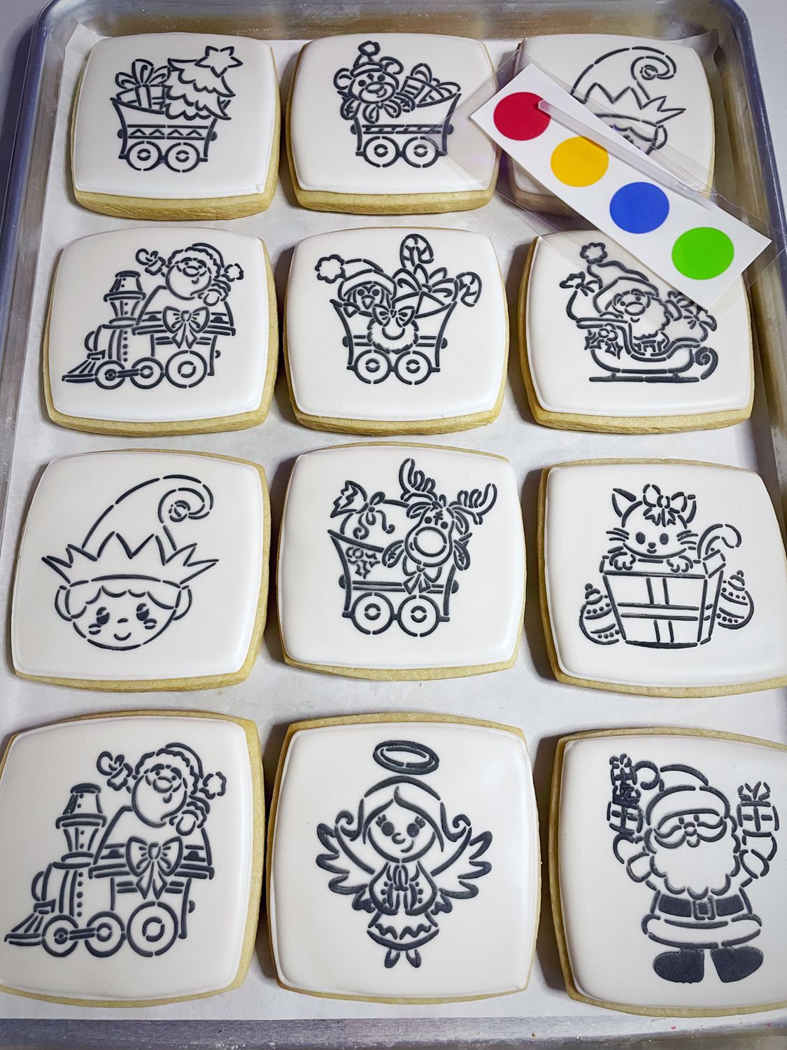 CHRISTMAS THEMED PAINT YOUR OWN COOKIES CHRISTMAS THEMED PAINT YOUR OWN COOKIES