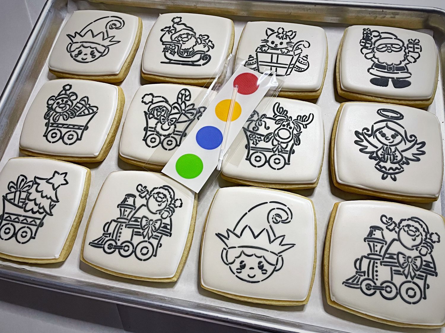 CHRISTMAS THEMED PAINT YOUR OWN COOKIES CHRISTMAS THEMED PAINT YOUR OWN COOKIES