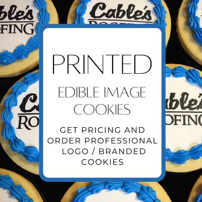 PREMIUM EDIBLE IMAGE / LOGO COOKIES (Dozen)