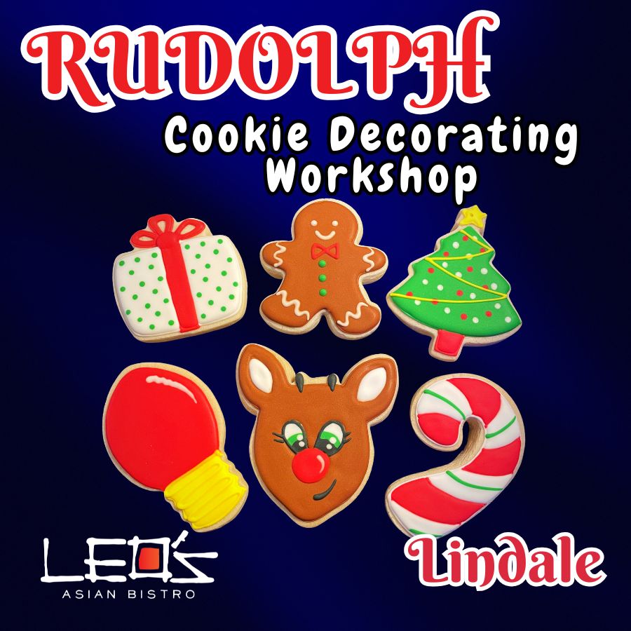 RUDOLPH Cookie Decorating Workshop - WEDNESDAY, DEC 17th at 6:30 p.m. (LINDALE)