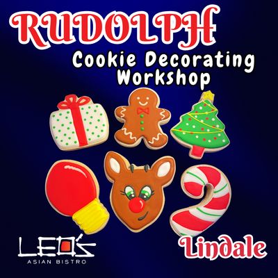 RUDOLPH Cookie Decorating Workshop - WEDNESDAY, DEC 17th at 6:30 p.m. (LINDALE)