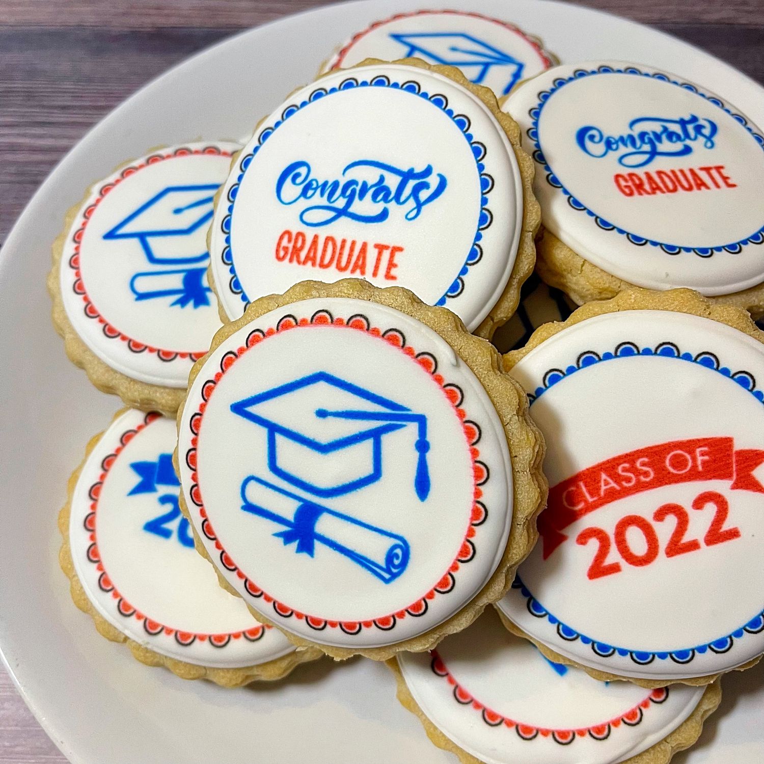 ROUND EDIBLE IMAGE COOKIES (Dozen)