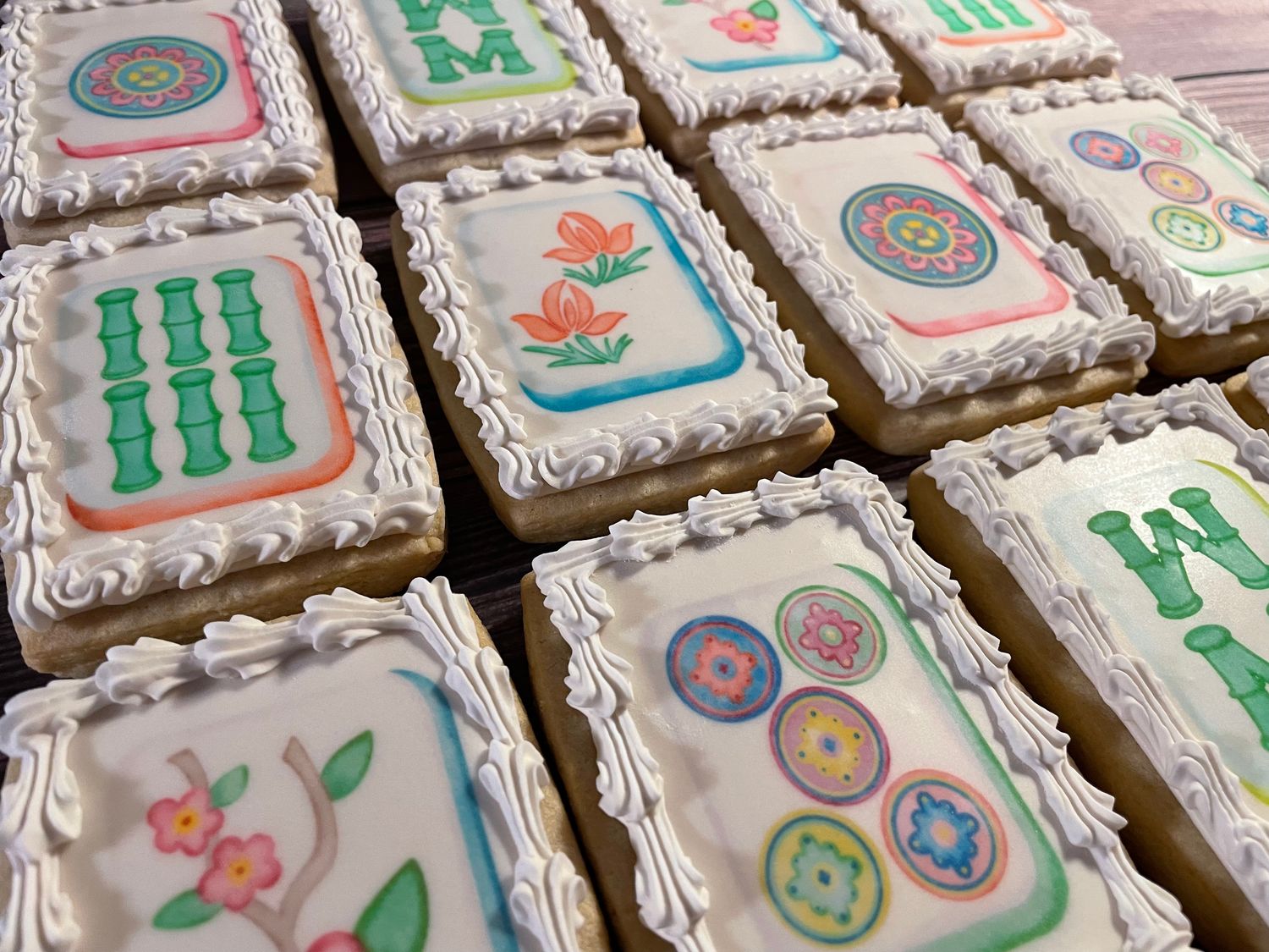 RECTANGLE EDIBLE IMAGE COOKIES (Dozen)