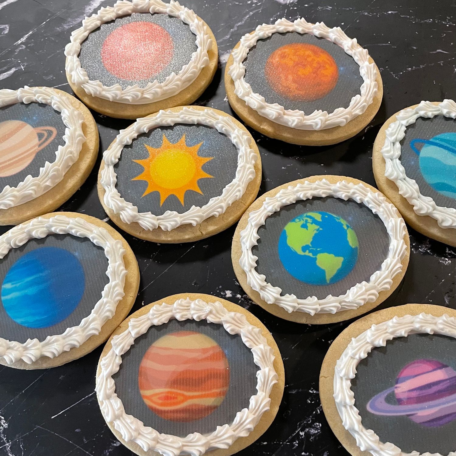 CUSTOM SHAPE EDIBLE IMAGE COOKIES (Dozen)