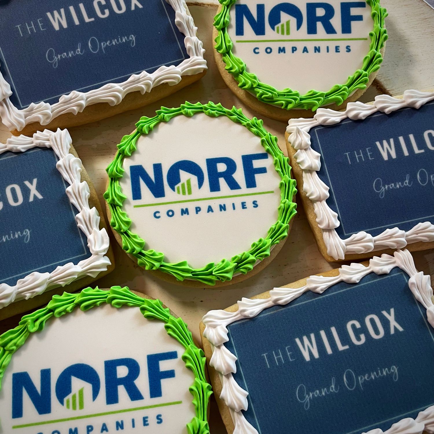 MIXED SHAPES EDIBLE IMAGE COOKIES (Dozen)