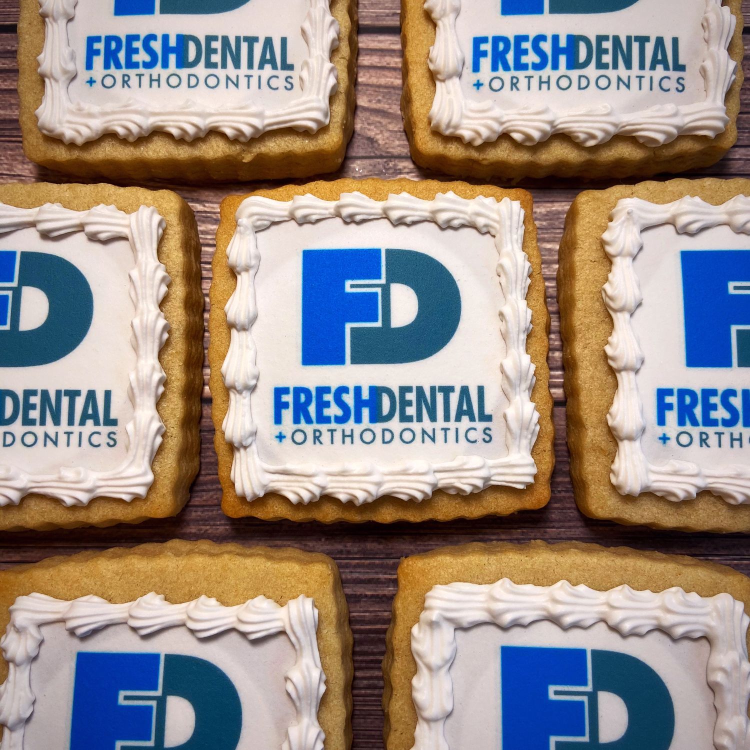 SQUARE EDIBLE IMAGE COOKIES (Dozen)