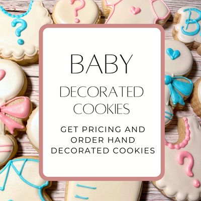BABY HAND DECORATED COOKIES