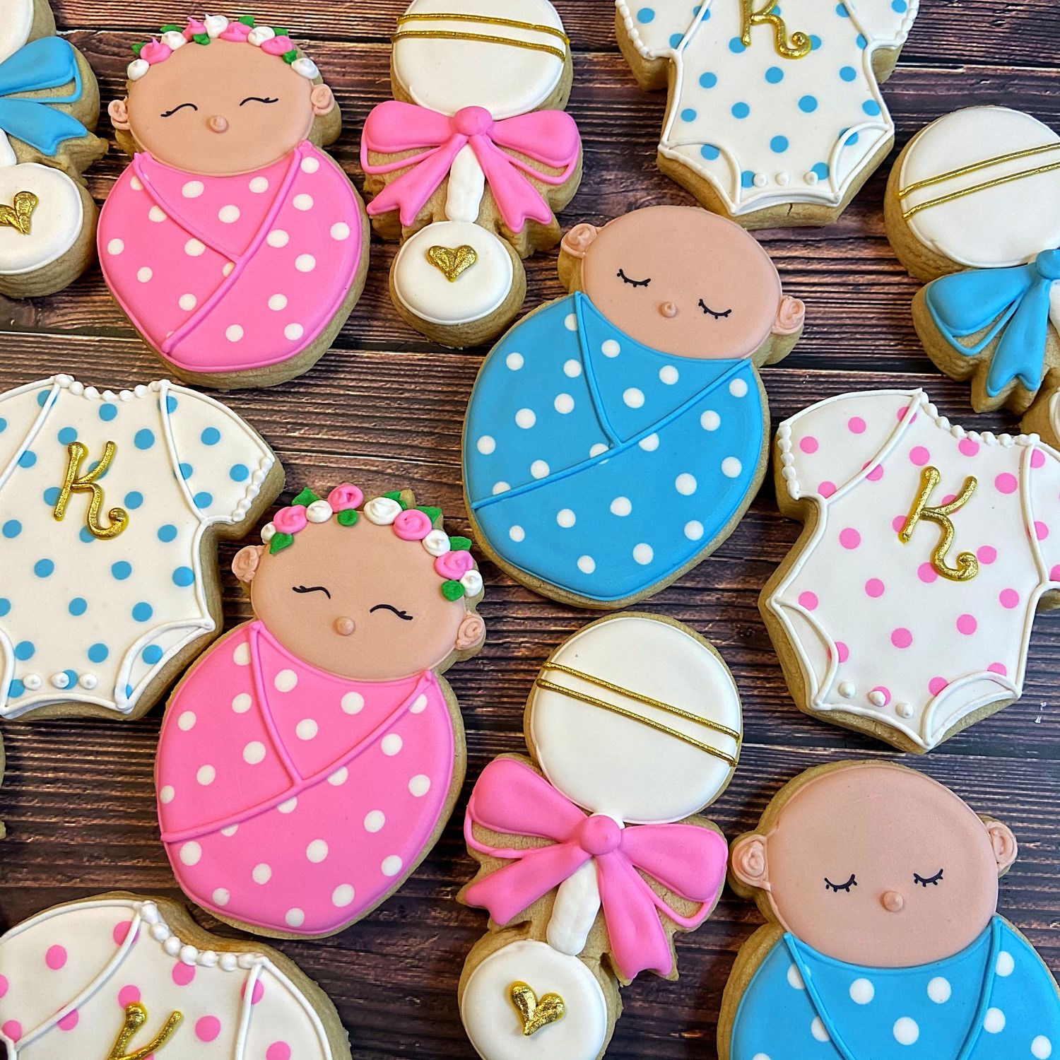 BABY HAND DECORATED COOKIES