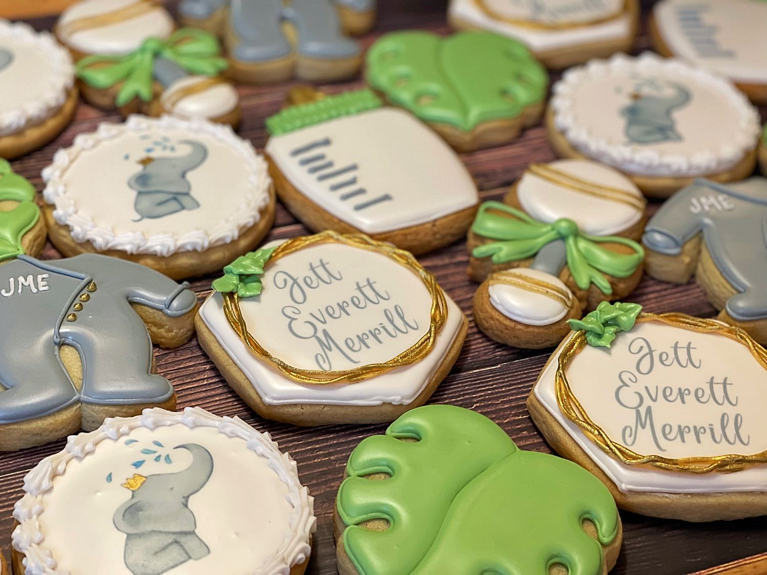BABY HAND DECORATED COOKIES