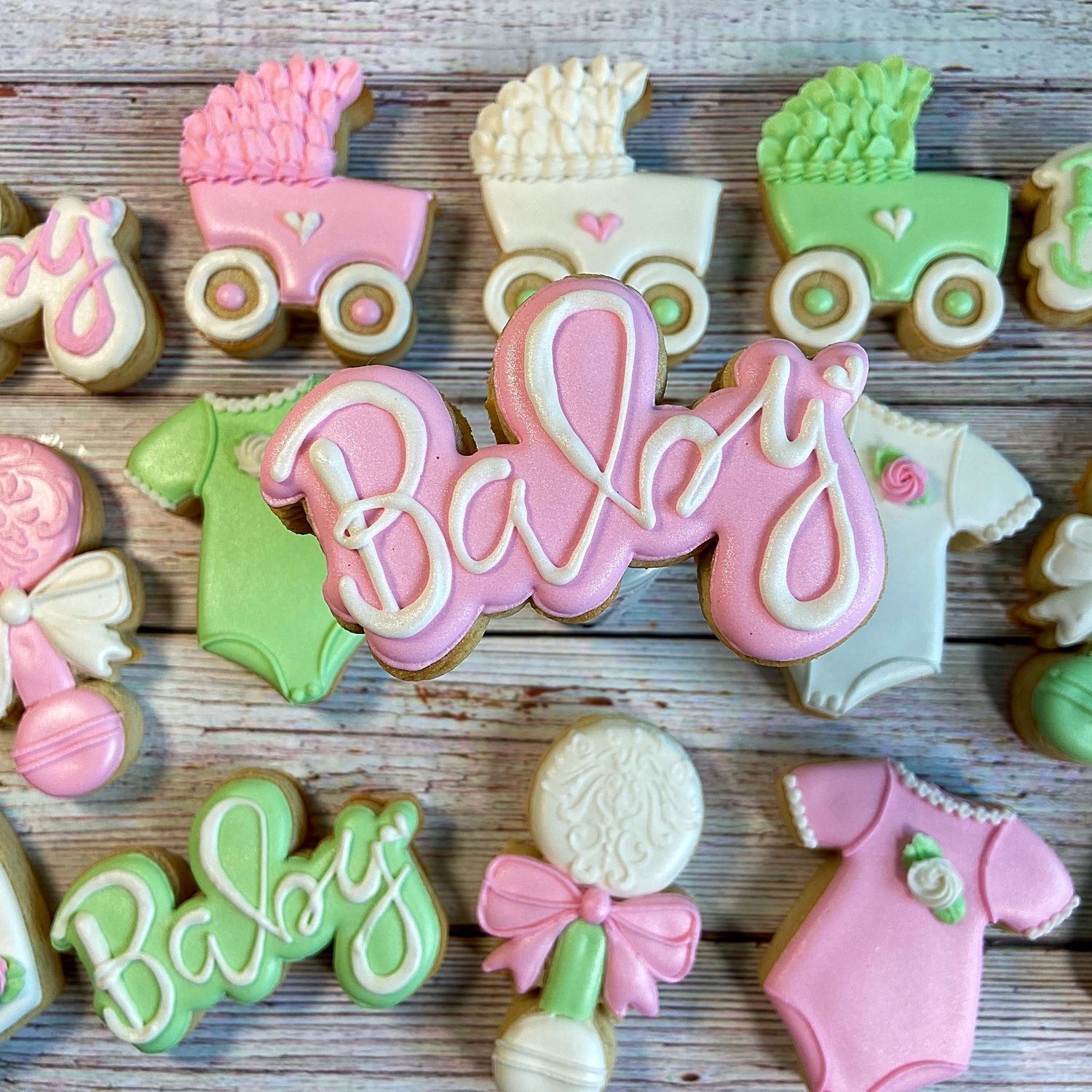 BABY HAND DECORATED COOKIES