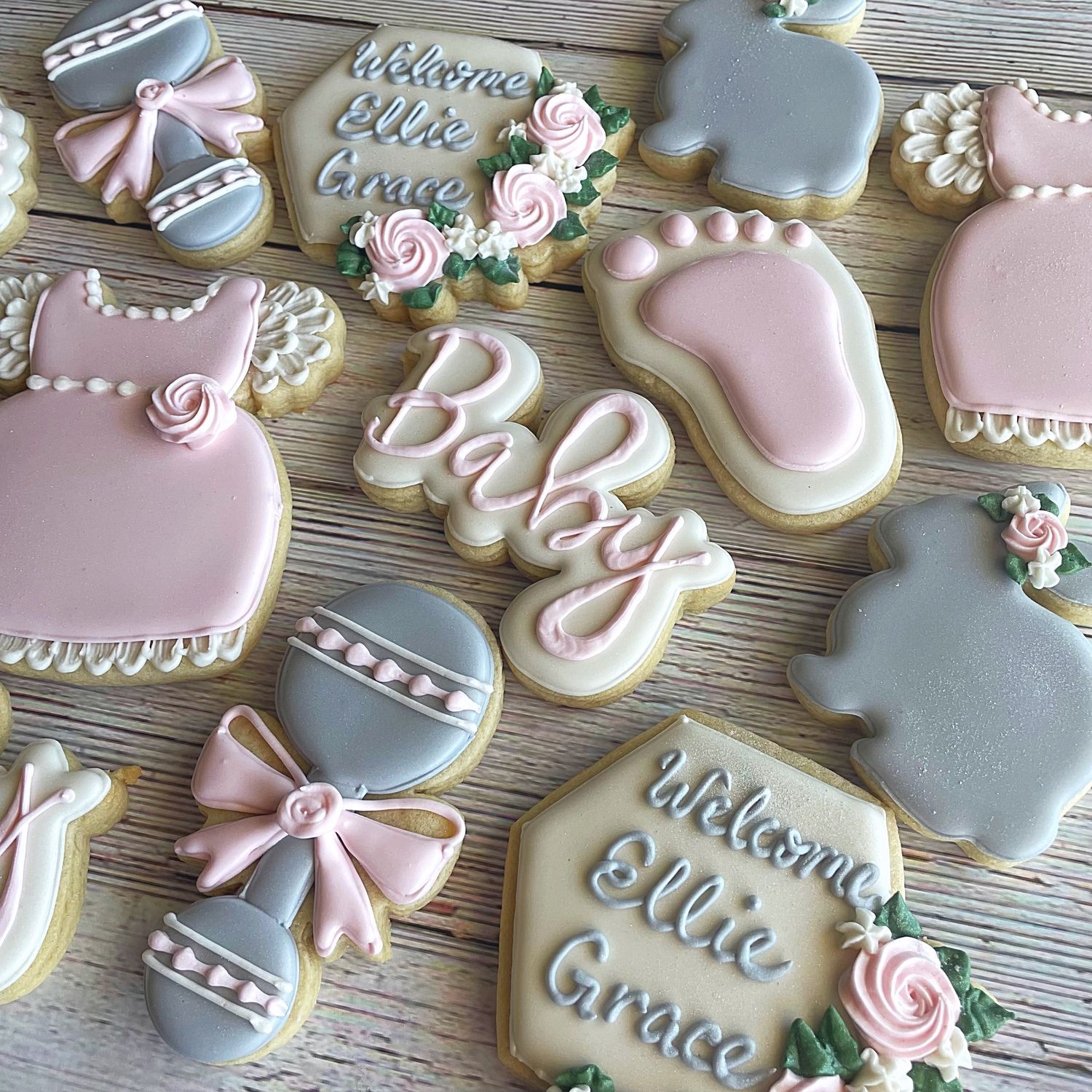 BABY HAND DECORATED COOKIES