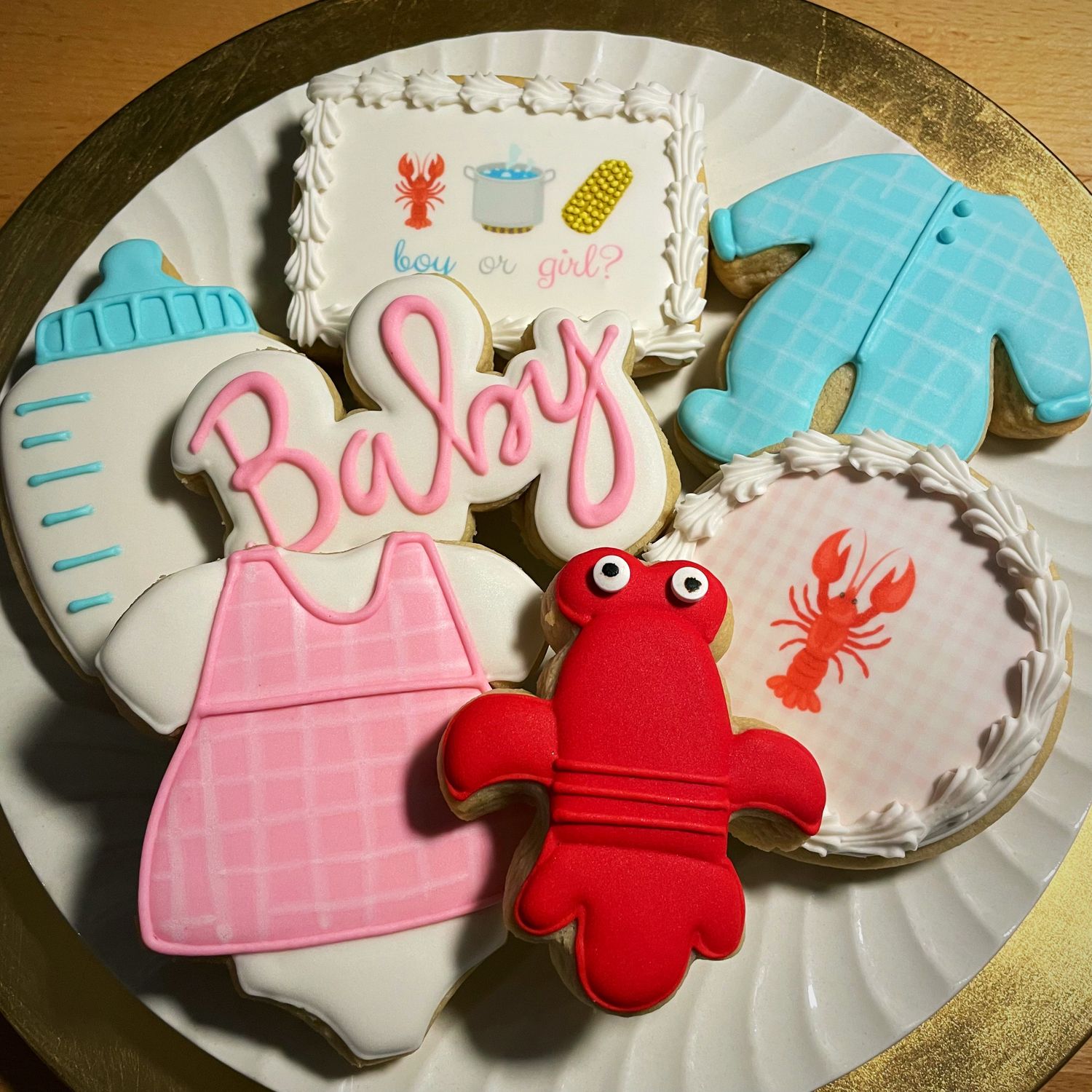 BABY HAND DECORATED COOKIES