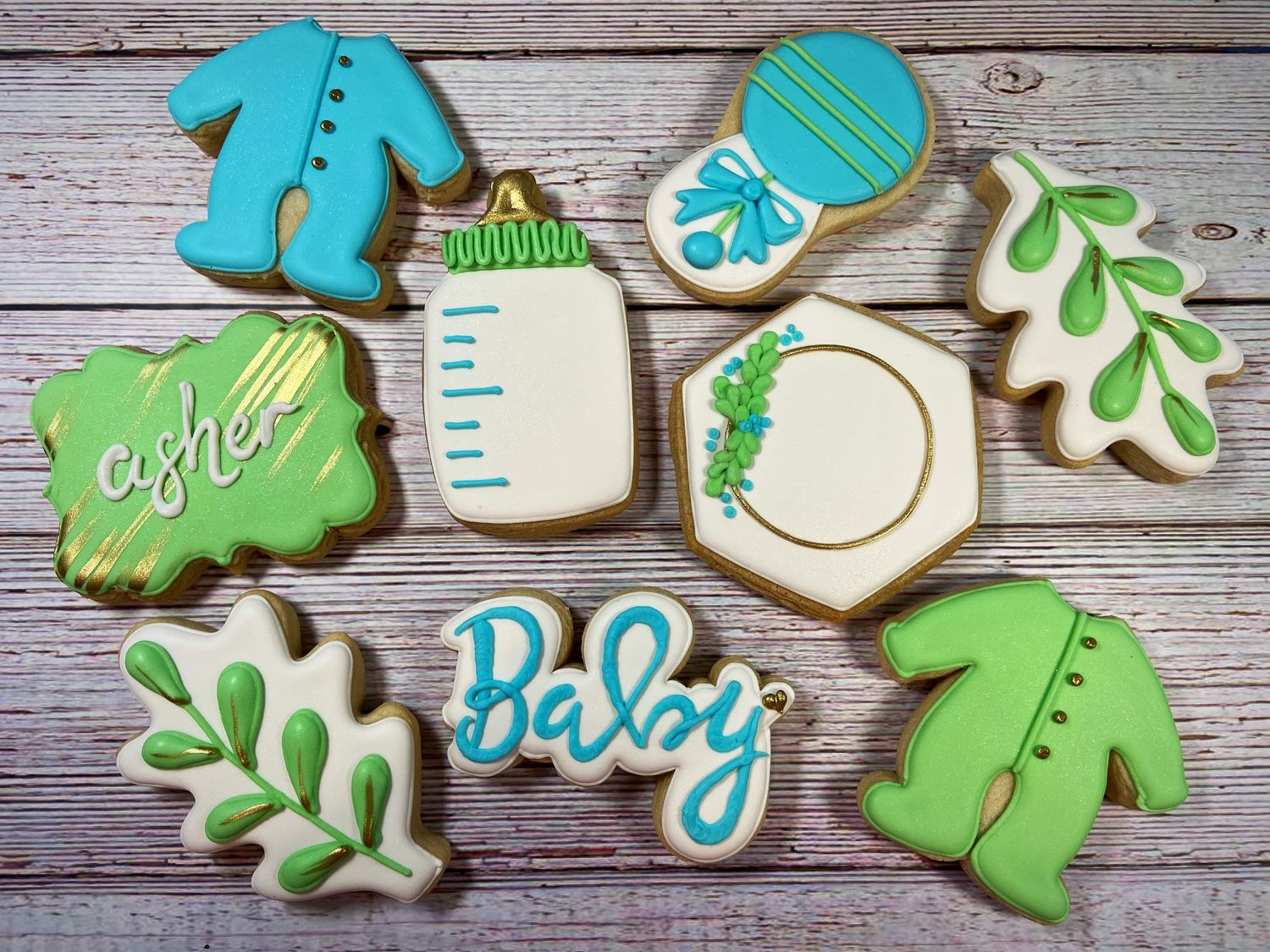 BABY HAND DECORATED COOKIES
