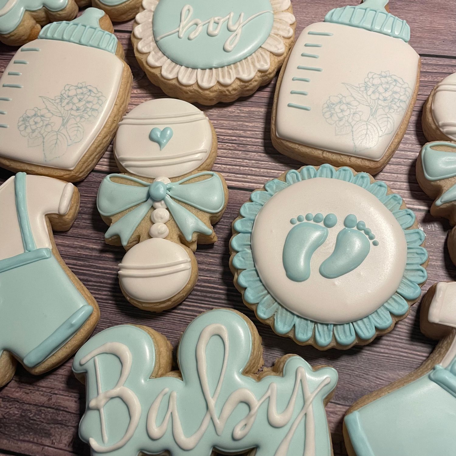 BABY HAND DECORATED COOKIES