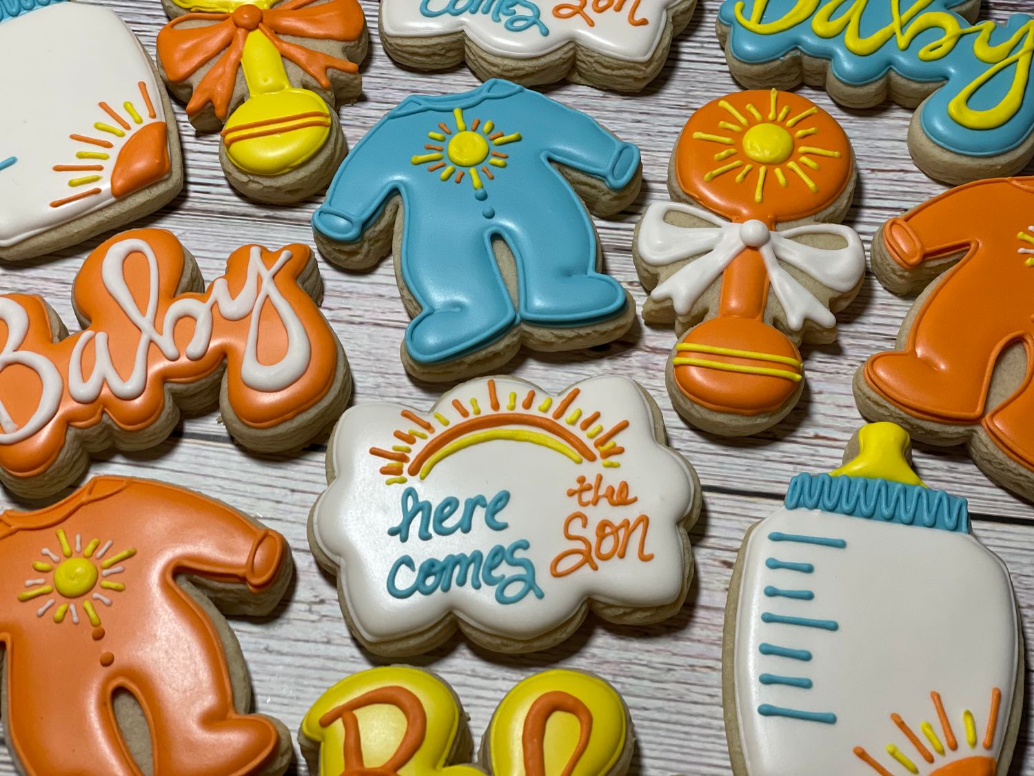 BABY HAND DECORATED COOKIES